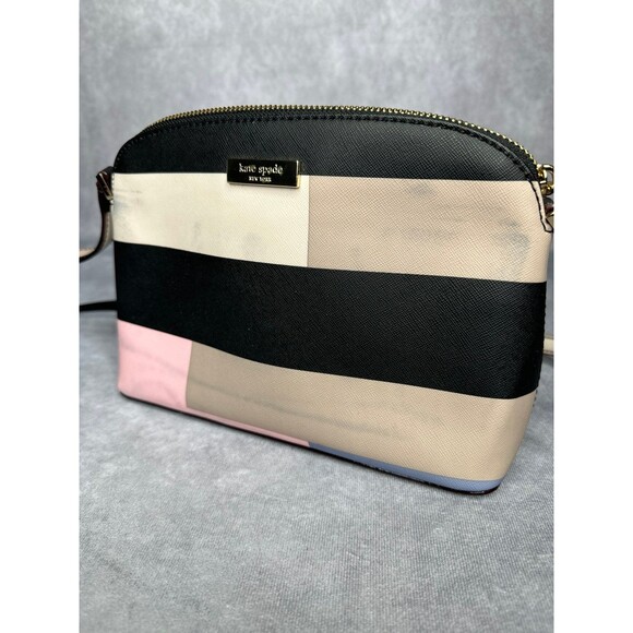Kate Spade colorblock multi color Crossbody sling purse *has flaws - Picture 9 of 12